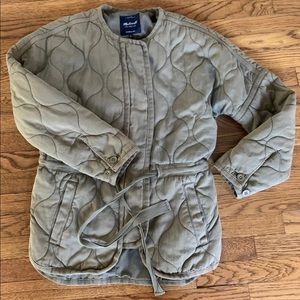 Madewell Quilted Drawstring Jacket